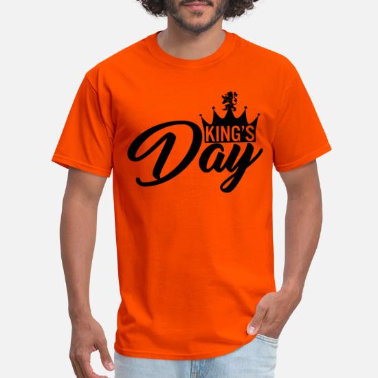 Kingsday Orange Amsterdam Koningsdag Kings Day Net' Men's T-Shirt |  Spreadshirt